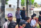 Kapolsek Selaparang Pimpin Pengamanan Aksi Unjuk Rasa BEM Nusantara di Depan Kejati NTB