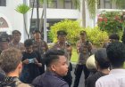 Polsek Selaparang Amankan Aksi PUKAD di Kejati NTB, Kapolsek: Demokrasi Harus Disampaikan Secara Damai