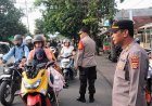 Pimpin Langsung Strong Point, Kapolsek Mataram Turun ke Jalan Atur Lalu Lintas Pagi Hari