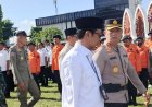 Kapolresta Mataram Pimpin Apel Kesiapan Tanggap Darurat Bencana 2025 di Taman Sangkareang