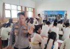 Kapolsek Mataram Sosialisasikan Penerimaan Siswa Baru SMA Kemala Taruna Bhayangkara di SMPN 9 Mataram
