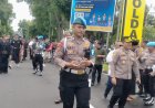 Kapolsek Ampenan Pimpin Pengamanan Aksi Konstitusional Laskar Sasak di Mapolda NTB