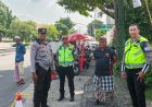 Polsek Selaparang Pastikan Keamanan Upacara Metatah Massal di Pura Jaganatha