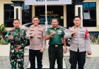 Perkuat Sinergitas TNI–Polri, Kapolsek Selaparang Terima Kunjungan Danramil Mataram